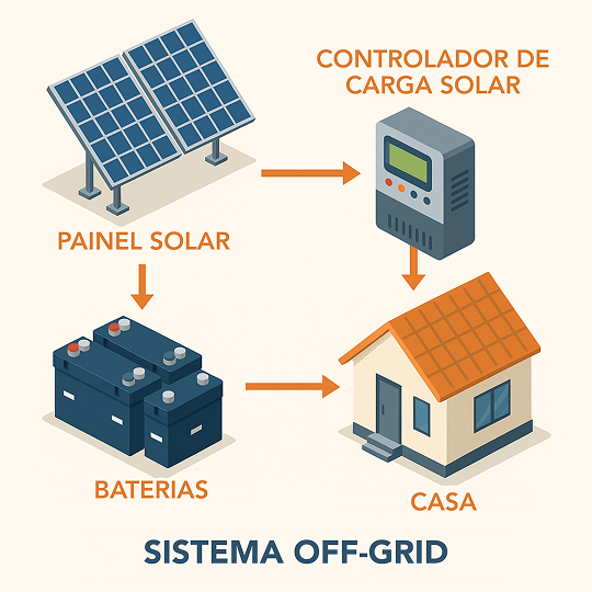 Sistemas Off-Grid e Híbridos